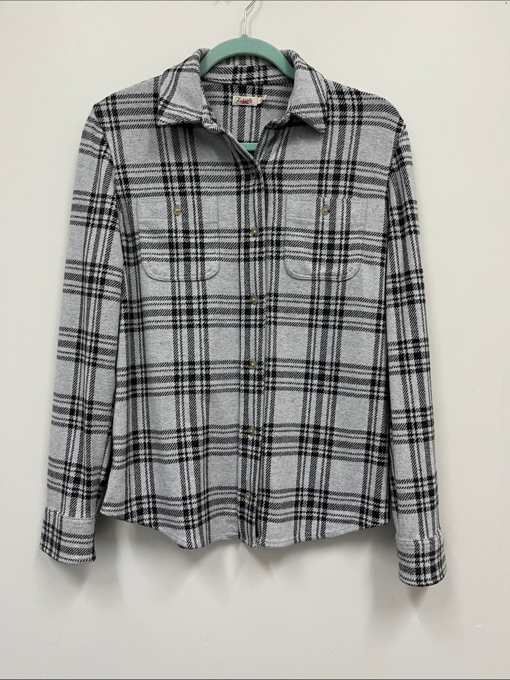 Faherty plaid long sleeve button up shirt size XS